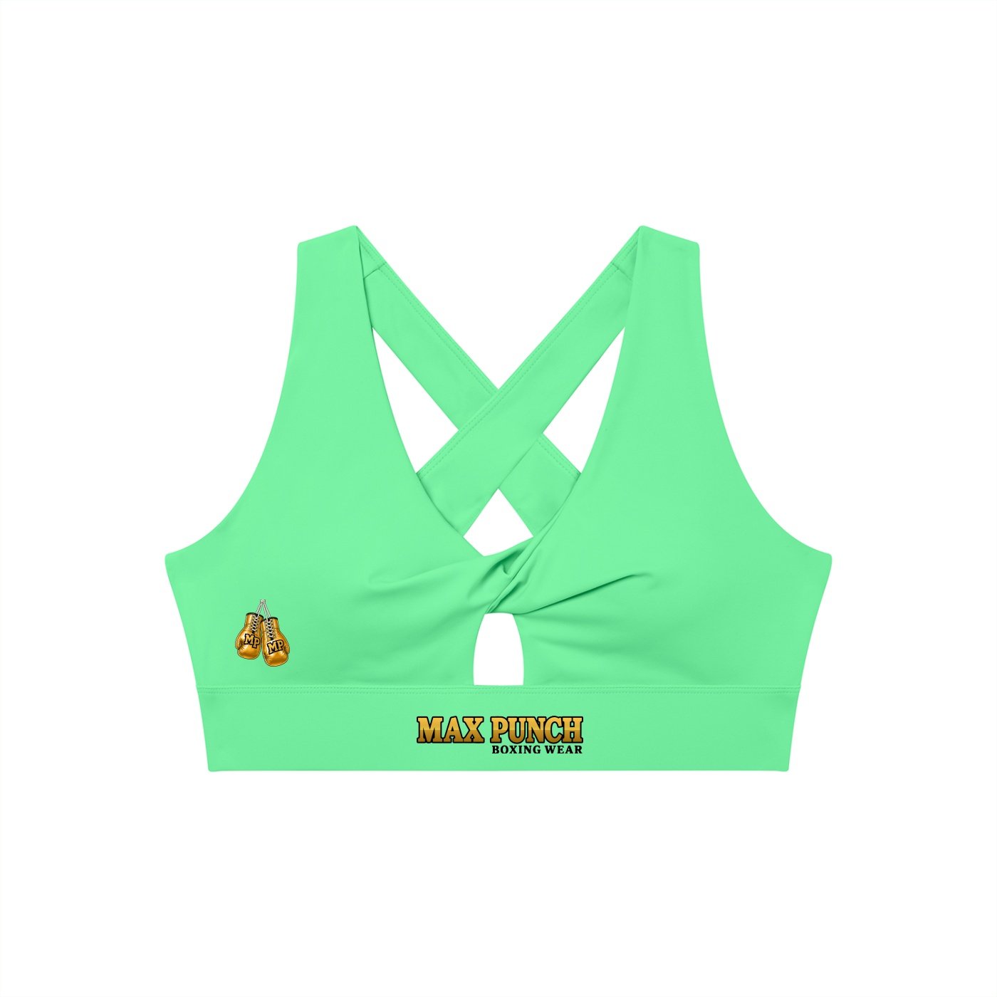 Women's Twist Front V-Neck Sports Bra - Image 15