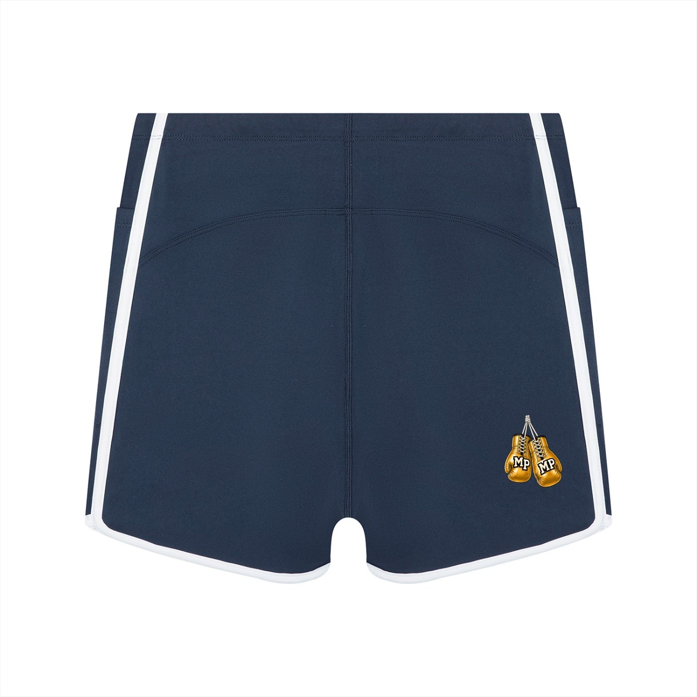 Women's High Rise Color Block Yoga Shorts - Image 6