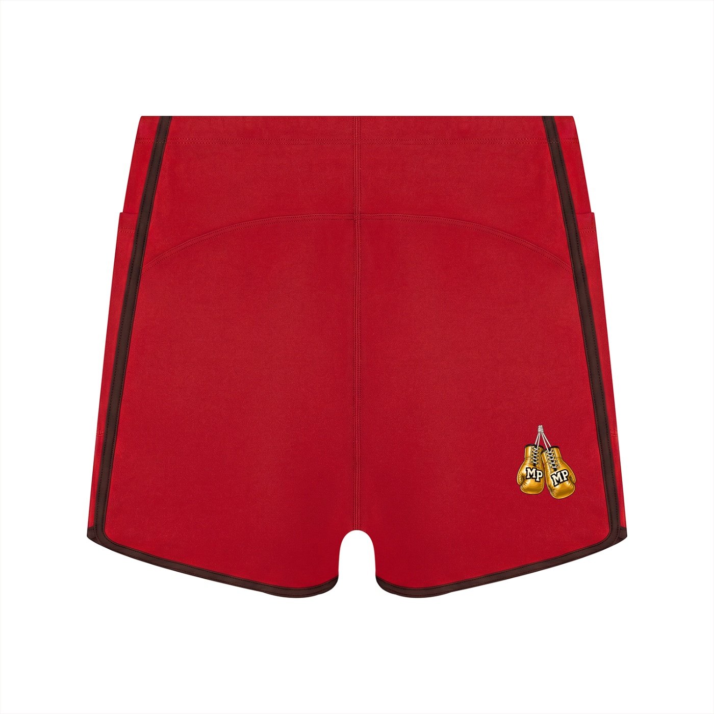 Women's High Rise Color Block Yoga Shorts - Image 4
