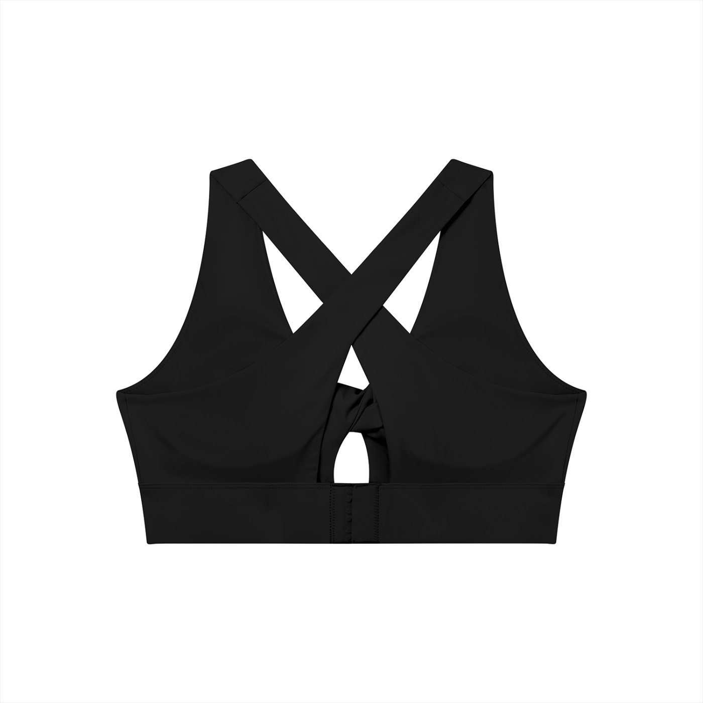 Women's Twist Front V-Neck Sports Bra - Image 2