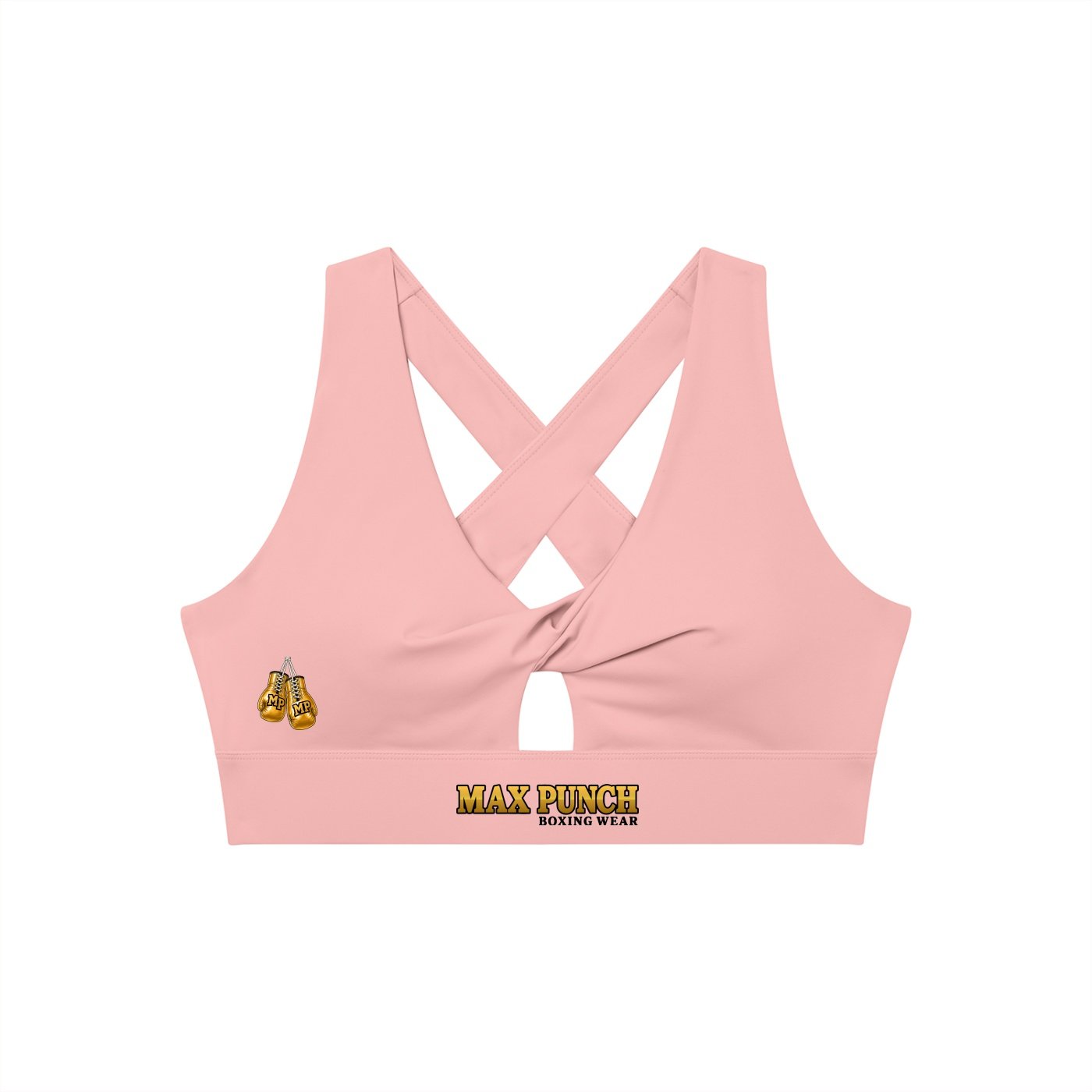 Women's Twist Front V-Neck Sports Bra - Image 11