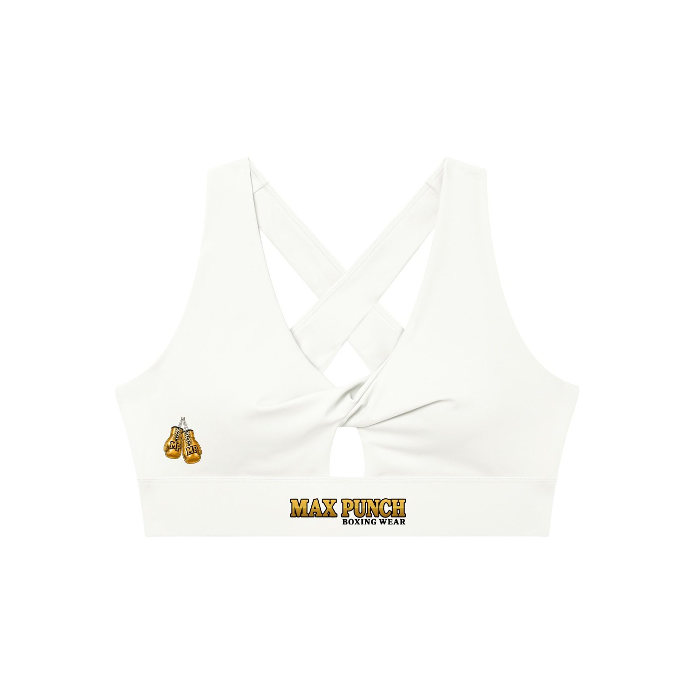 Women's Twist Front V-Neck Sports Bra - Image 3