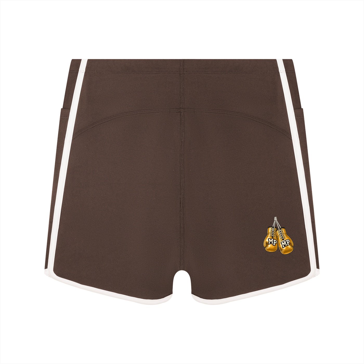 Women's High Rise Color Block Yoga Shorts - Image 8