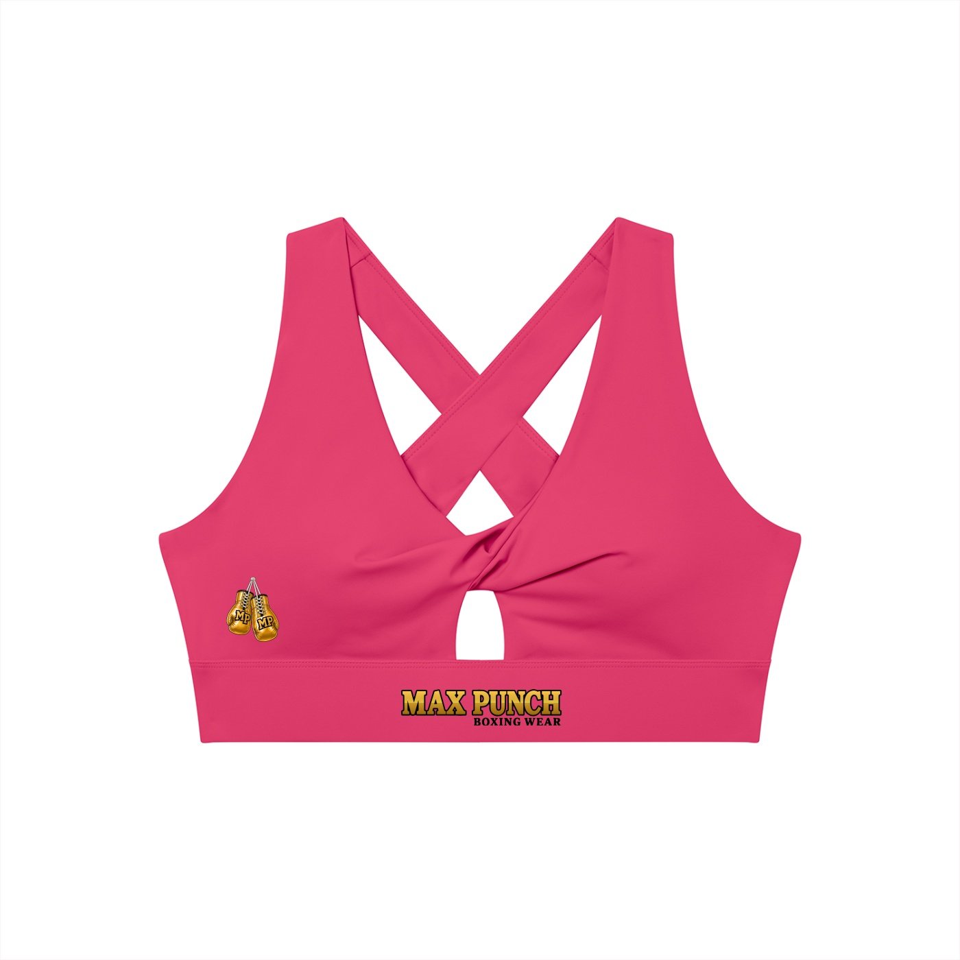 Women's Twist Front V-Neck Sports Bra - Image 19
