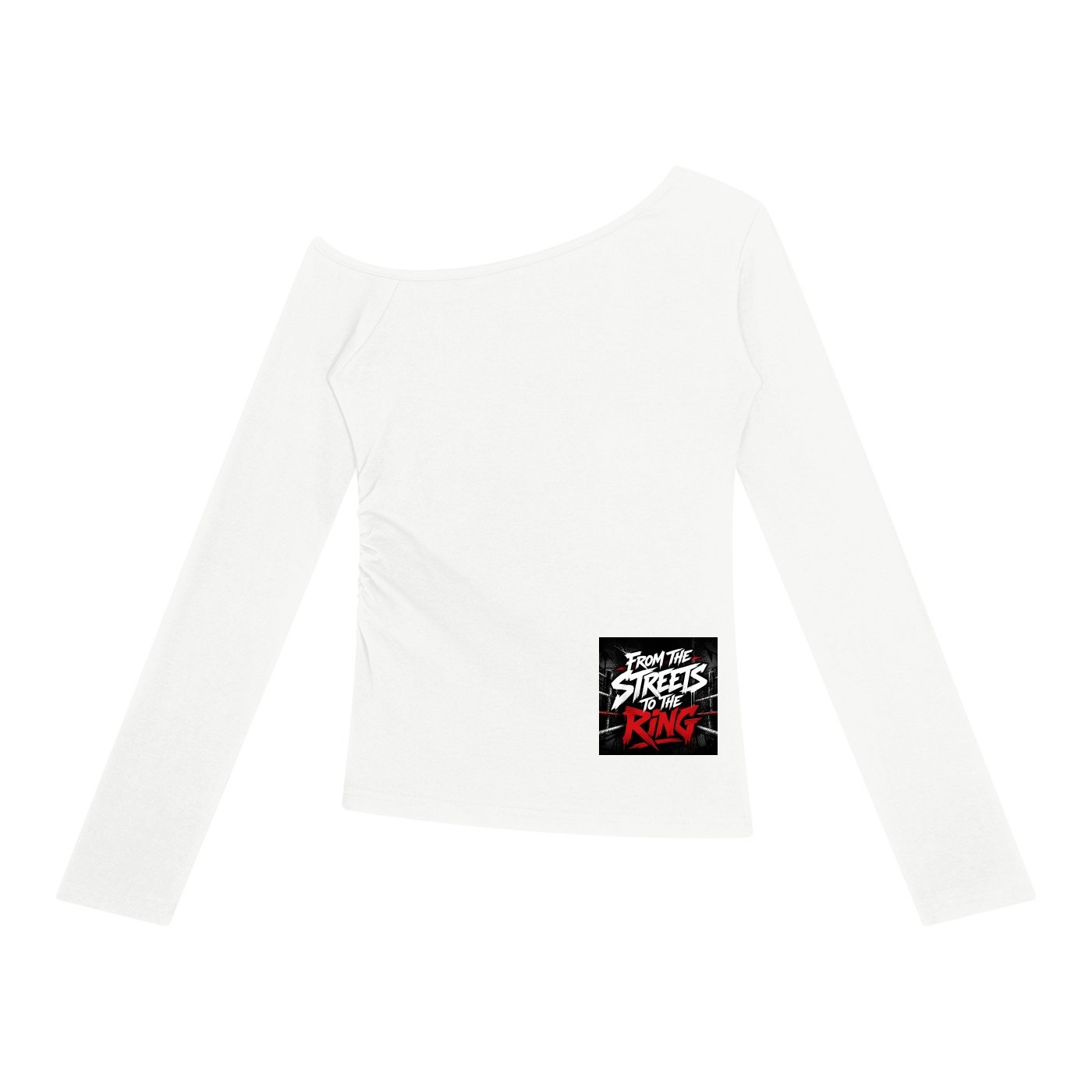 Women’s Off-the-Shoulder T-Shirt - Image 2