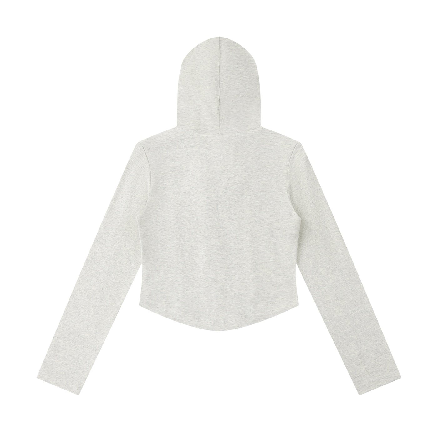 Women's Slim Cropped Full Zip Hoodie - Image 2
