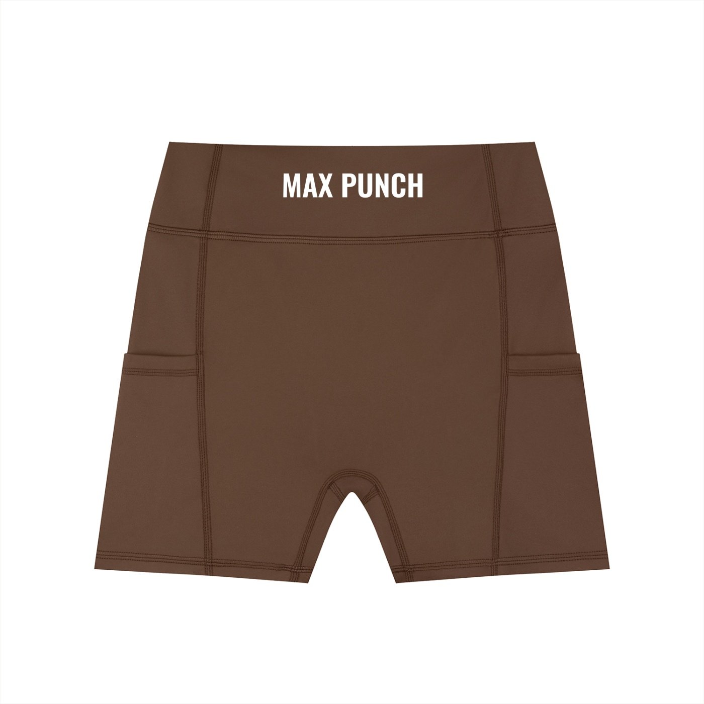 Women's High-Waisted Pocket Biker Shorts - Image 3