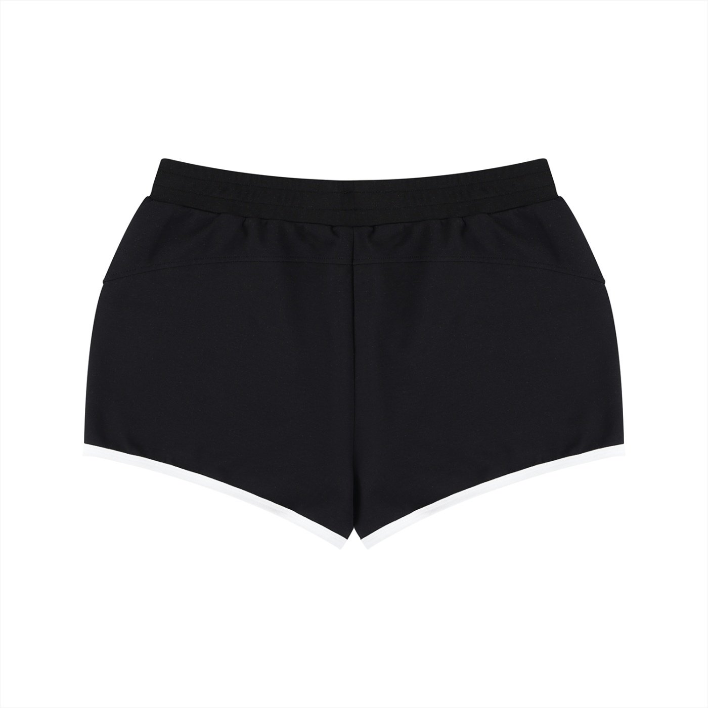 Women's Retro Contrast Binding Shorts - Image 2