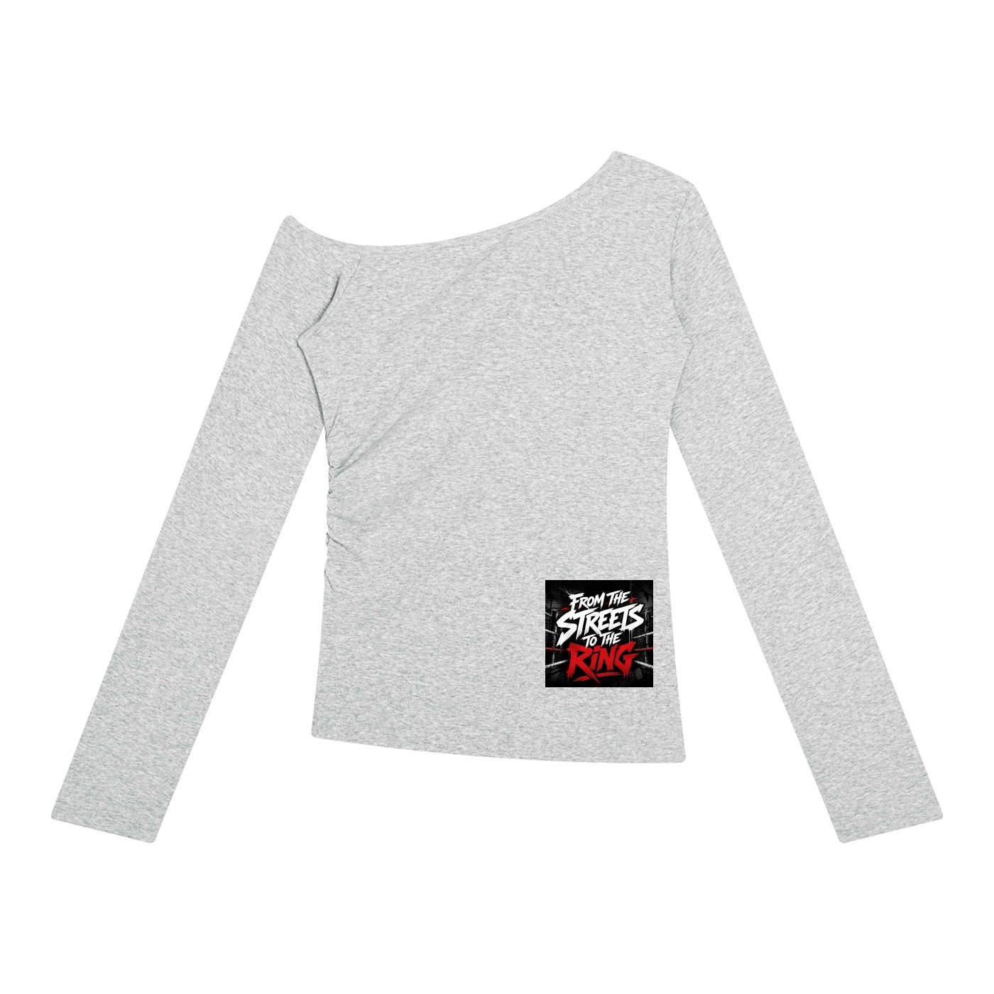 Women’s Off-the-Shoulder T-Shirt - Image 4