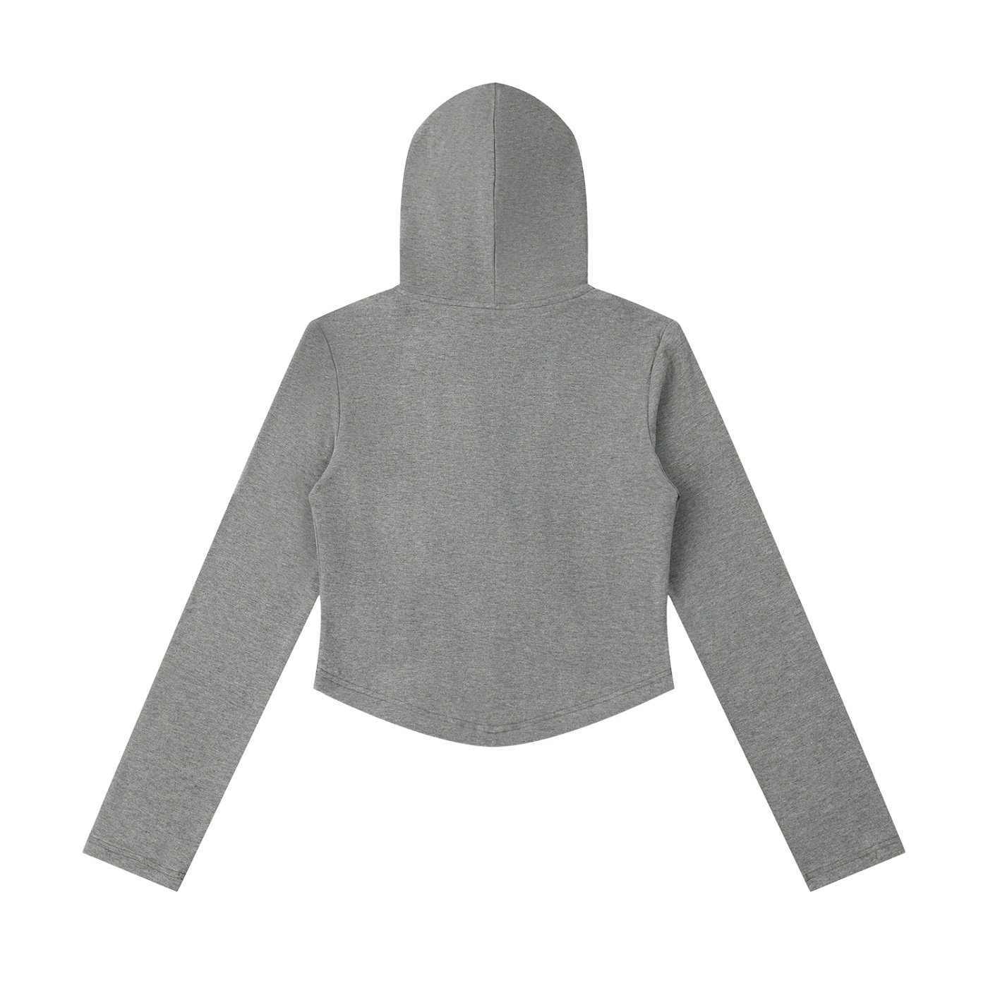 Women's Slim Cropped Full Zip Hoodie - Image 4